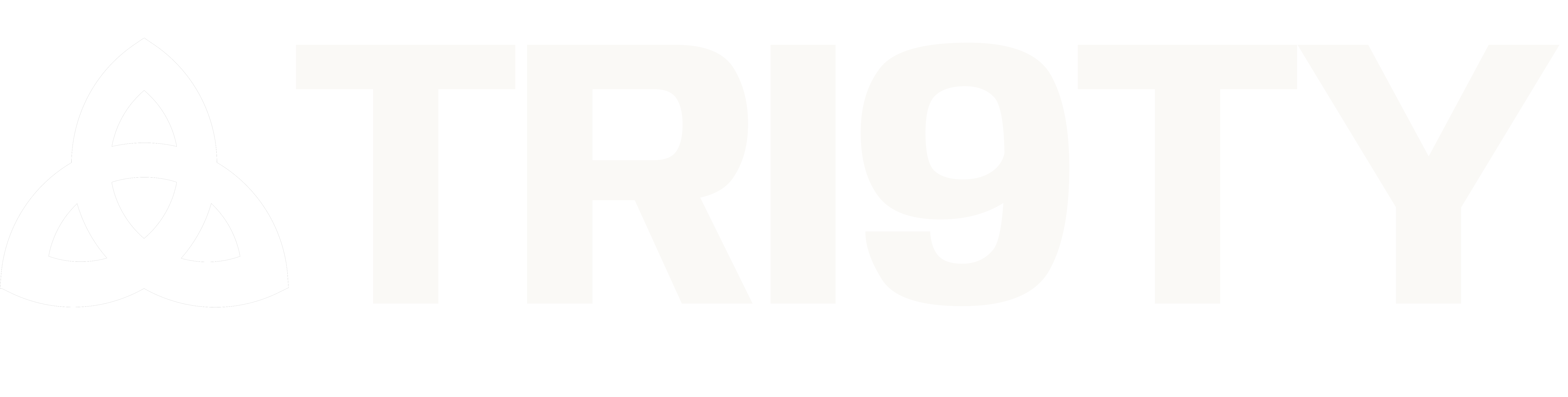 TRI9TY logo White